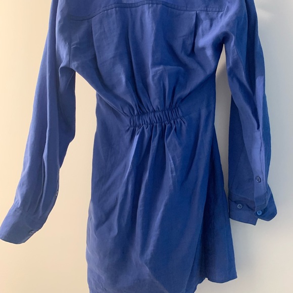 Blue Zara Collared Cross Mini - Picture 4 of 5